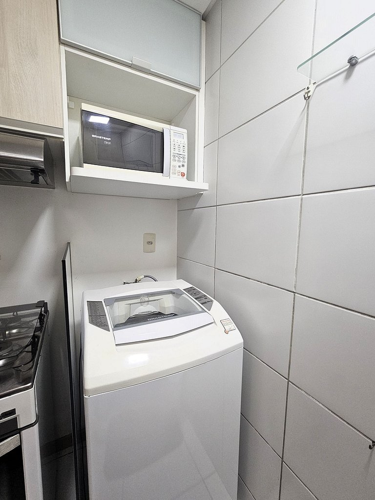 Studio Beira-Mar com Varanda no Cabo Branco