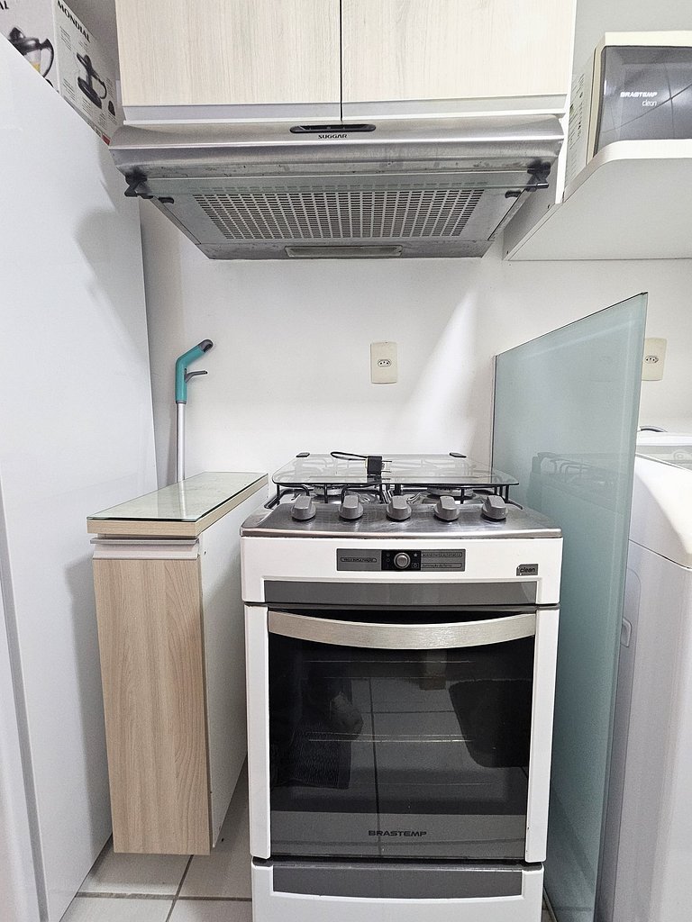 Studio Beira-Mar com Varanda no Cabo Branco