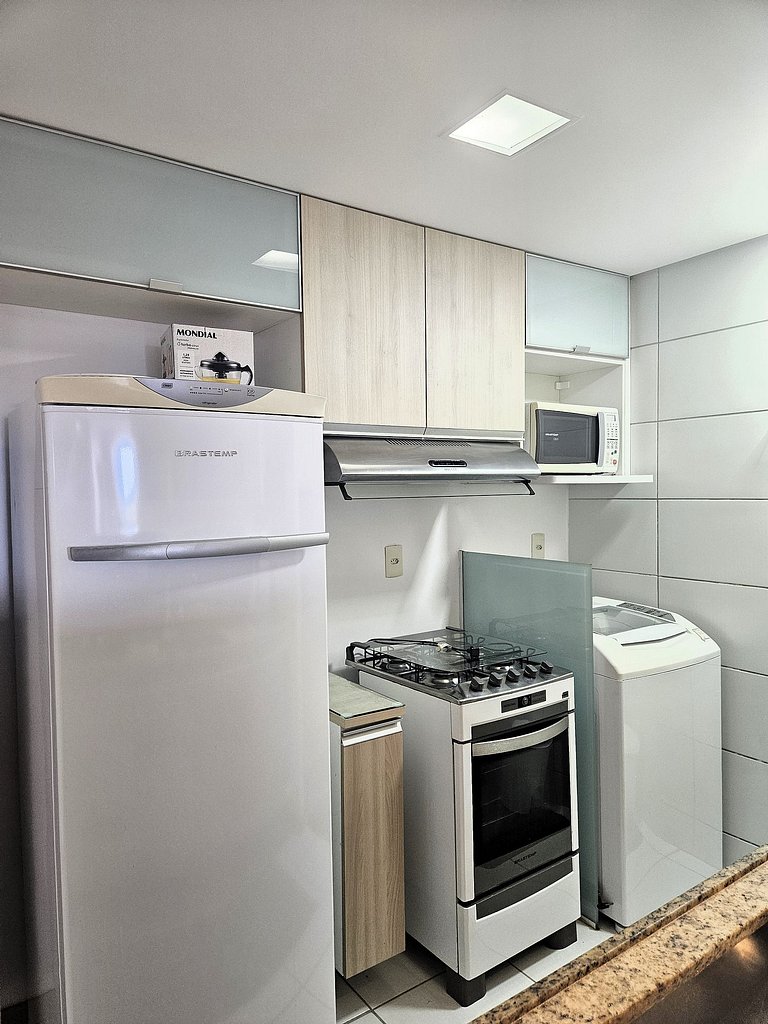 Studio Beira-Mar com Varanda no Cabo Branco