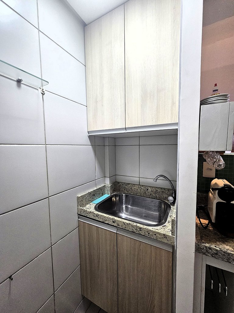 Studio Beira-Mar com Varanda no Cabo Branco