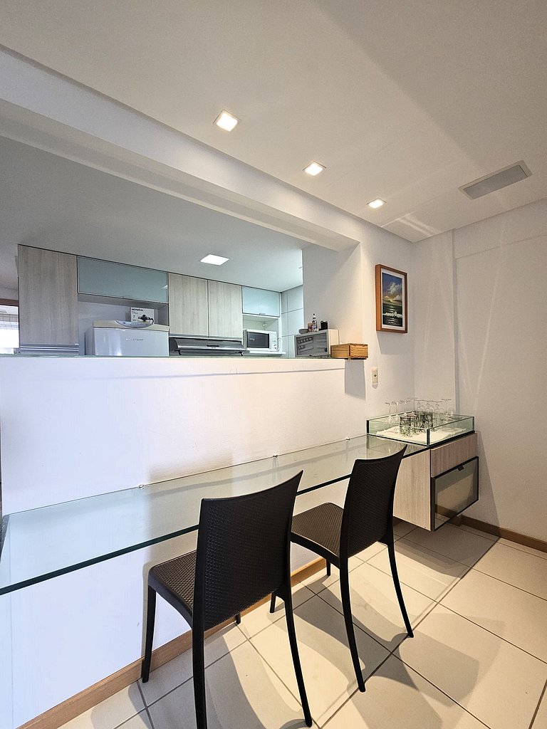 Studio Beira-Mar com Varanda no Cabo Branco