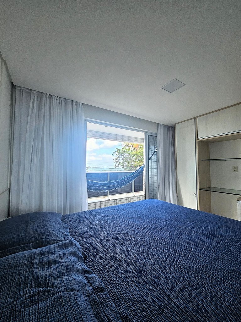 Studio Beira-Mar com Varanda no Cabo Branco