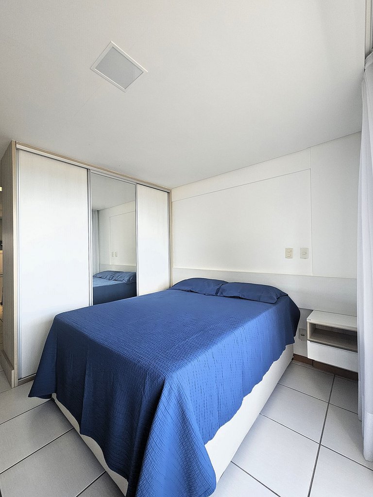 Studio Beira-Mar com Varanda no Cabo Branco