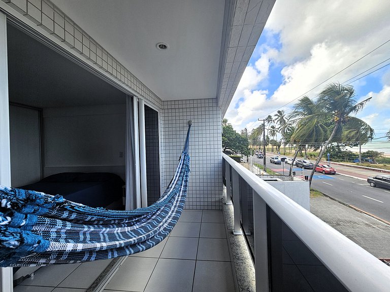 Studio Beira-Mar com Varanda no Cabo Branco