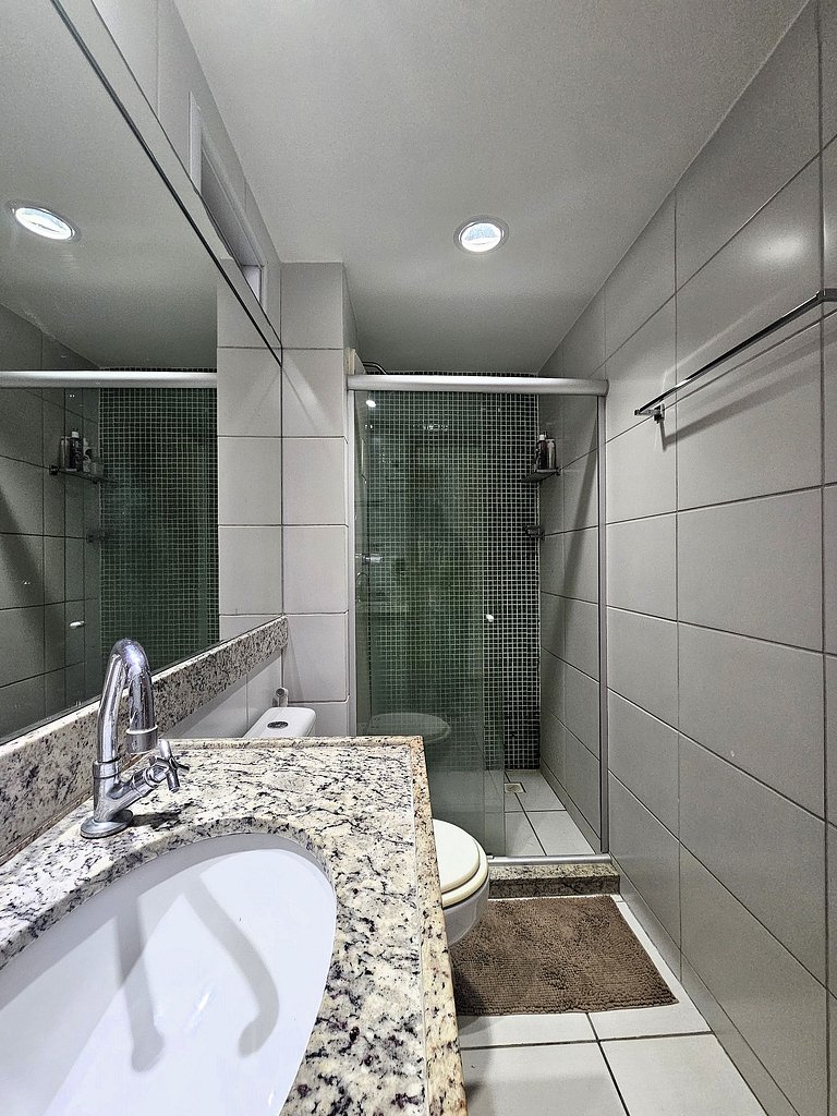 Studio Beira-Mar com Varanda no Cabo Branco