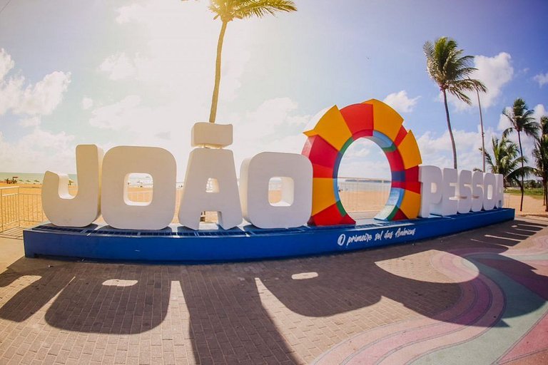 Studio Beira-Mar com Varanda no Cabo Branco