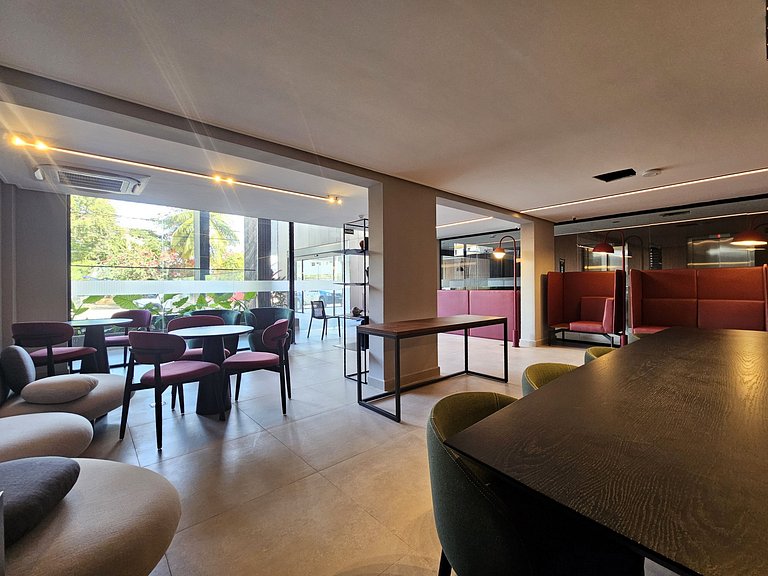 Lindo Studio com Vista Mar em Tambaú