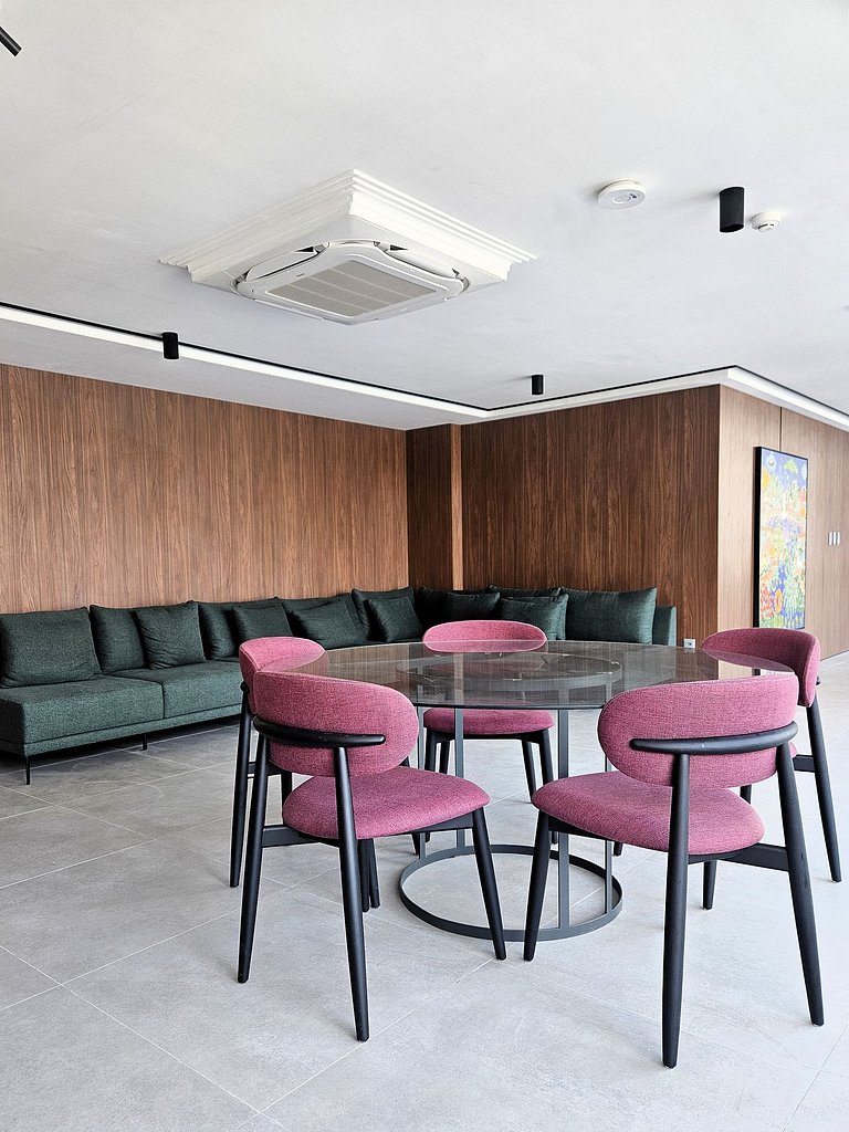 Lindo Studio com Vista Mar em Tambaú