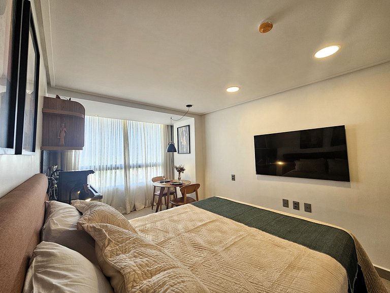 Lindo Studio com Vista Mar em Tambaú