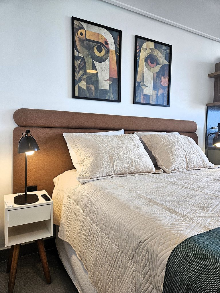 Lindo Studio com Vista Mar em Tambaú