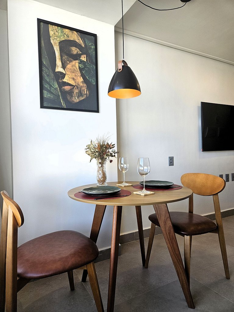 Lindo Studio com Vista Mar em Tambaú