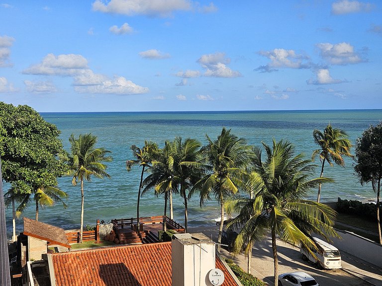 Studio com Varanda e Vista-Mar