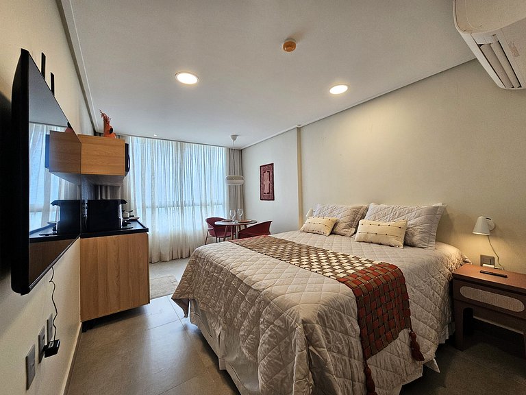 Flat no Acqua Tambaú com Vista Mar