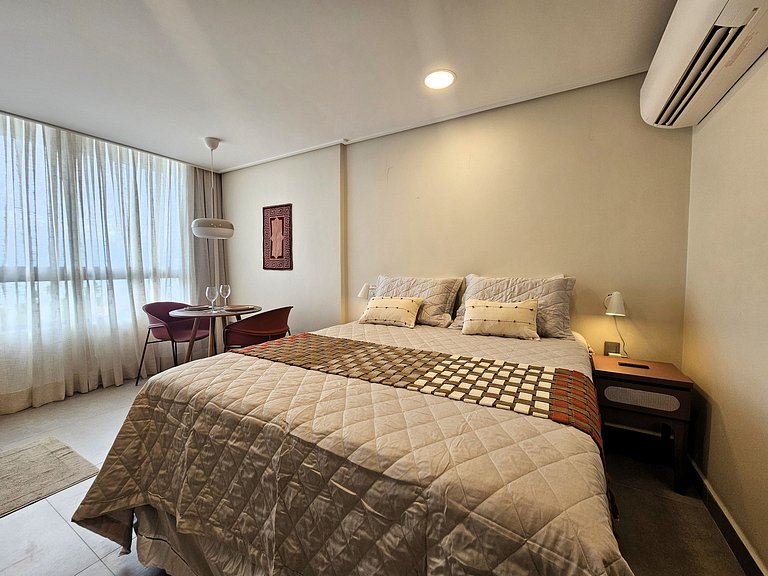 Flat no Acqua Tambaú com Vista Mar