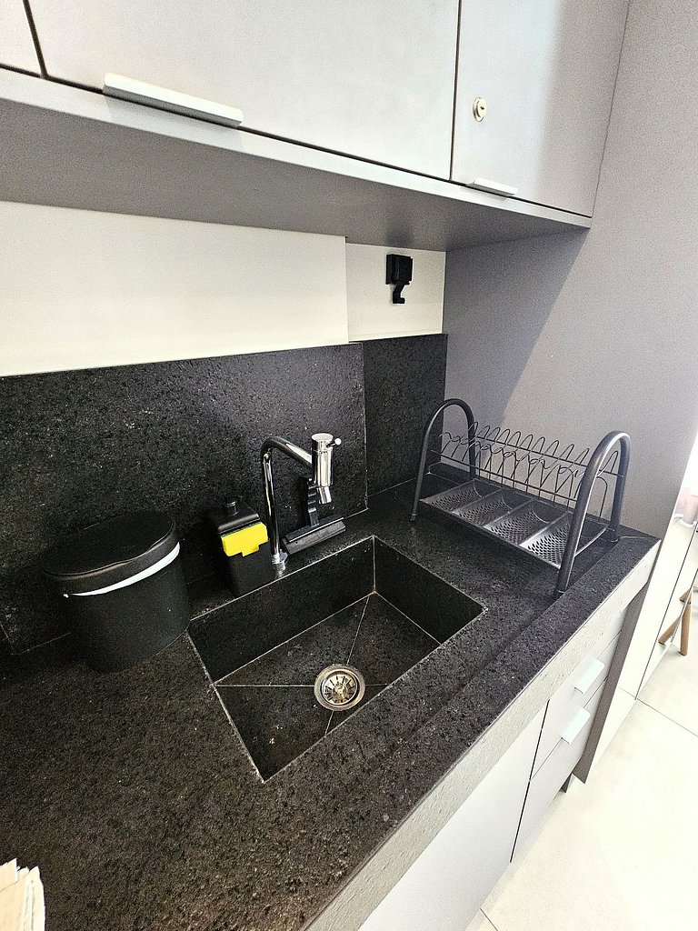 Acomodação completa na praia do Bessa