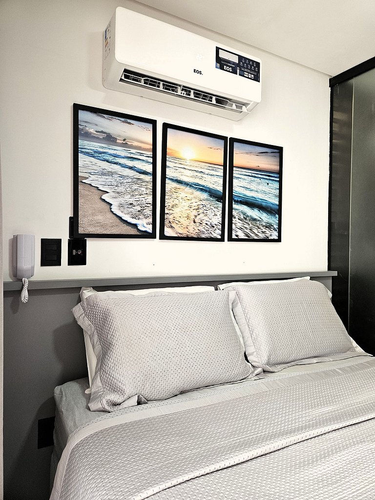 Acomodação completa na praia do Bessa