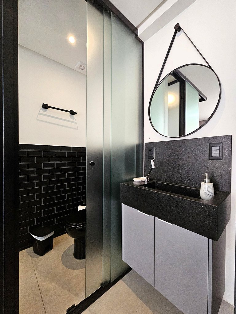 Acomodação completa na praia do Bessa