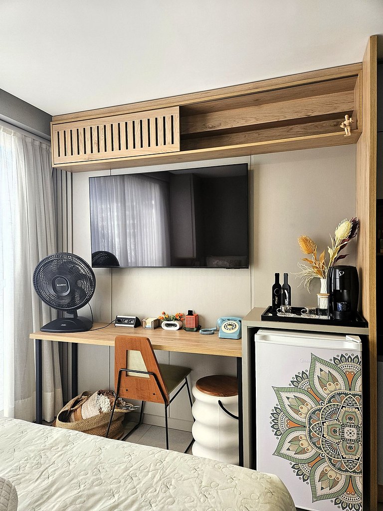 Studio Completo na Praia do Bessa | Perto de Tudo