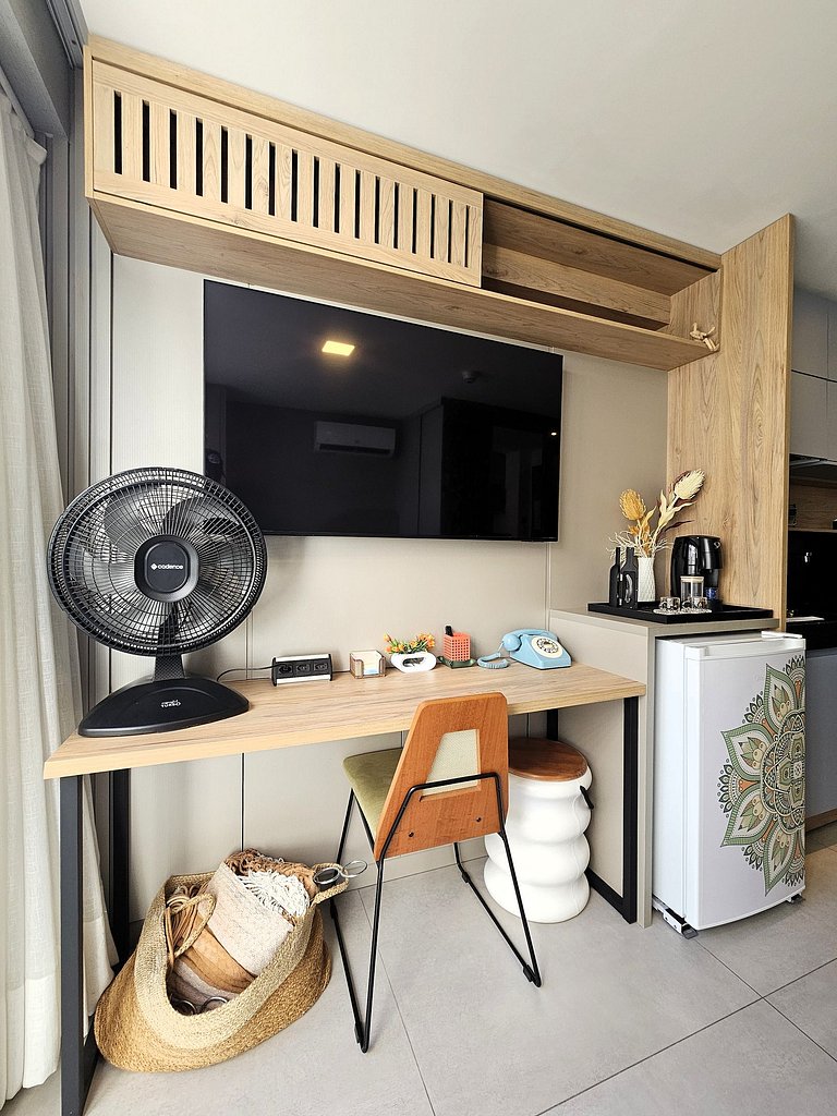 Studio Completo na Praia do Bessa | Perto de Tudo