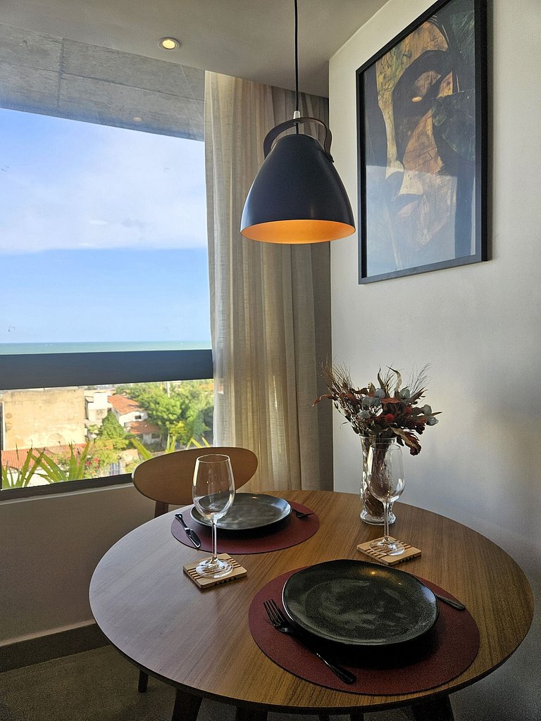 Lindo Studio com Vista Mar em Tambaú