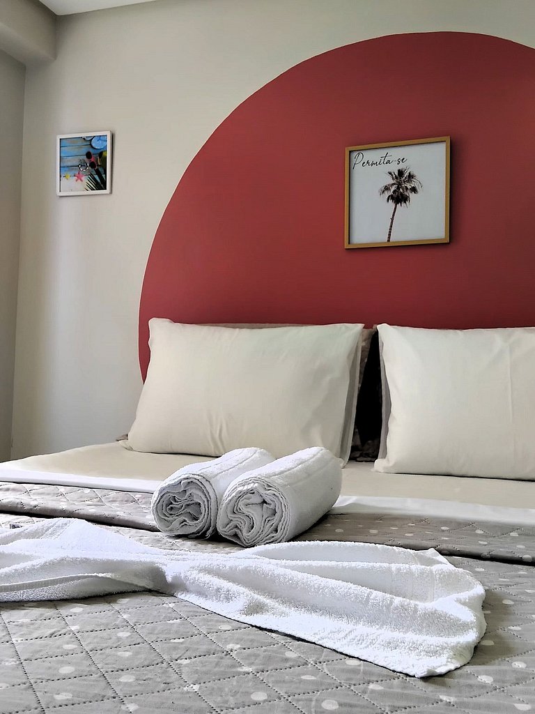 Conforto e tranquilidade a 50m da praia