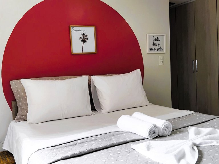 Conforto e tranquilidade a 50m da praia