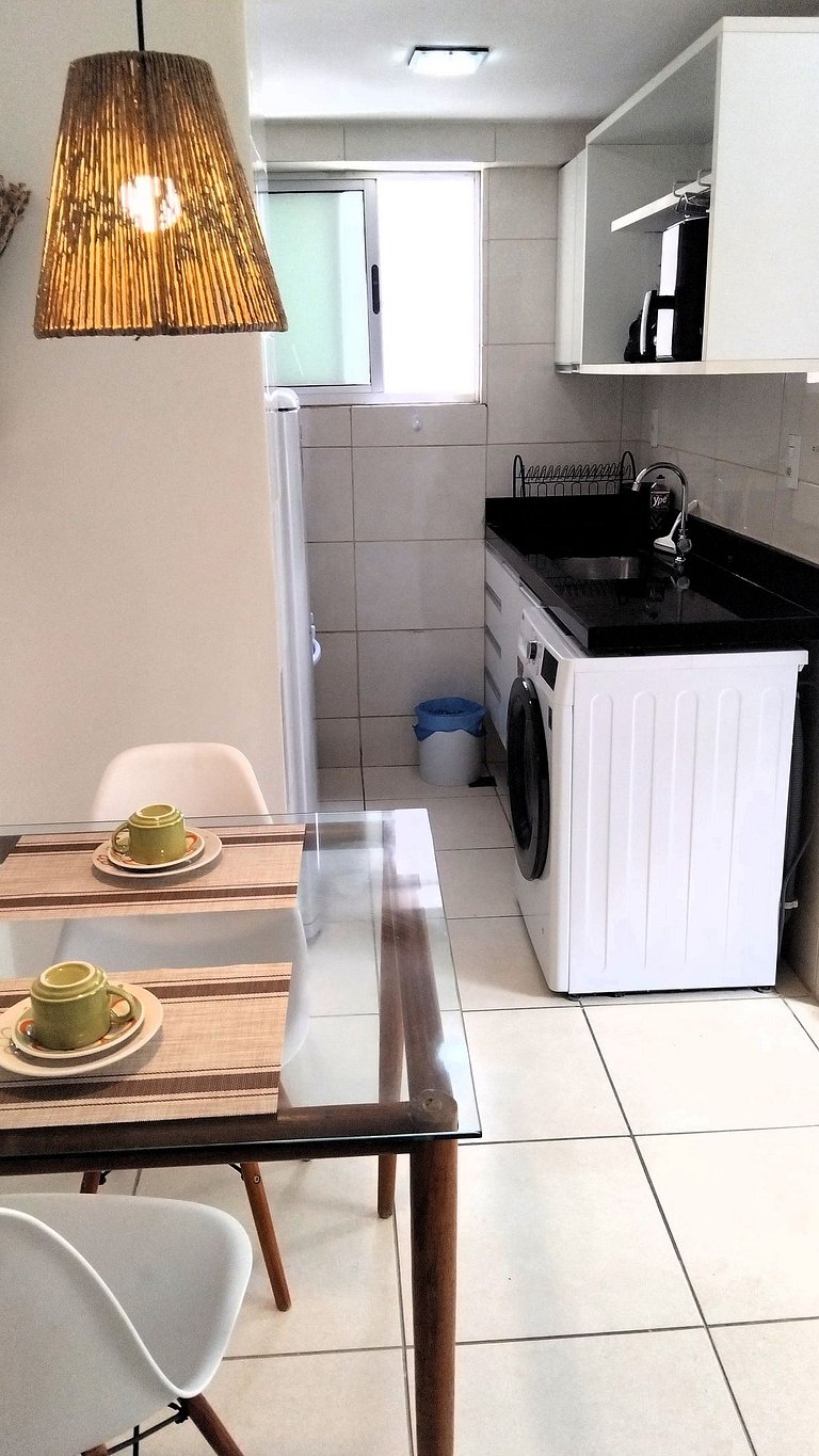 Conforto e tranquilidade a 50m da praia