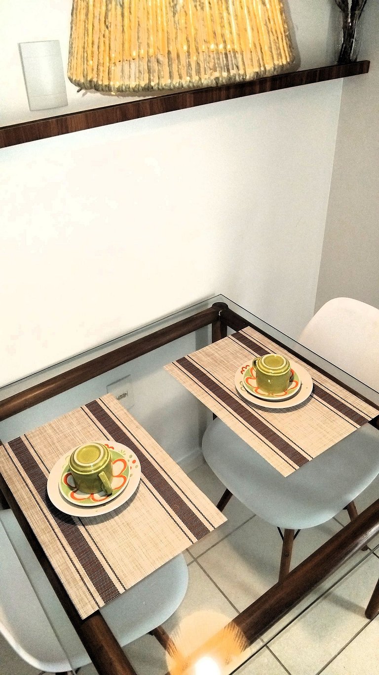 Conforto e tranquilidade a 50m da praia