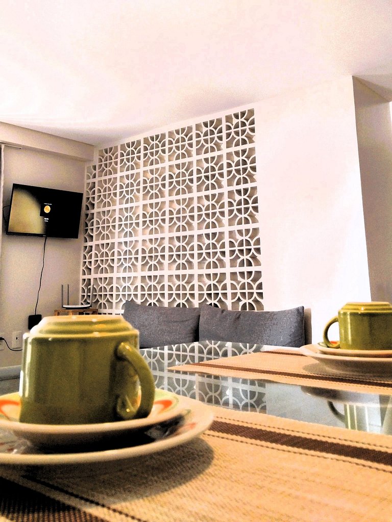 Conforto e tranquilidade a 50m da praia