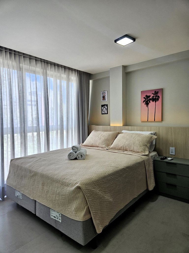 Lindo Flat na Avenida Beira Mar