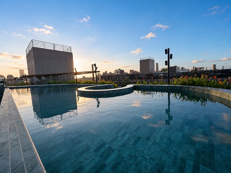 Flat Beira-Mar no Garden Haus