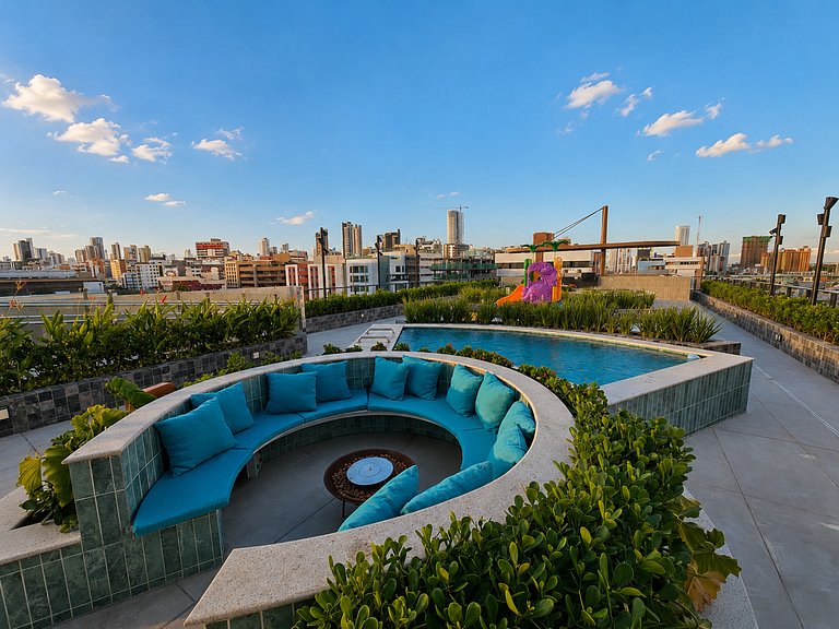 Flat Beira-Mar no Garden Haus