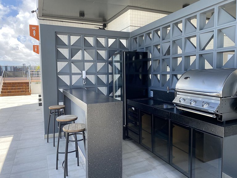 Apartamento 2 quartos 100 metros da praia