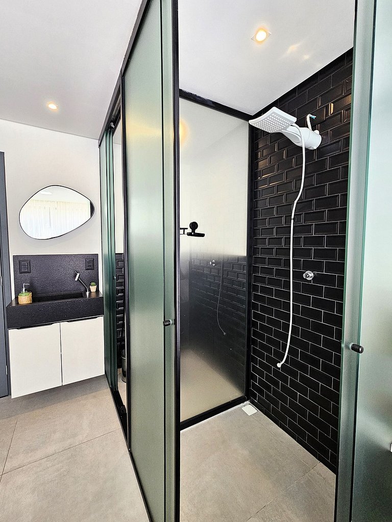 Studio com Piscina no Rooftop | A 50m da Praia